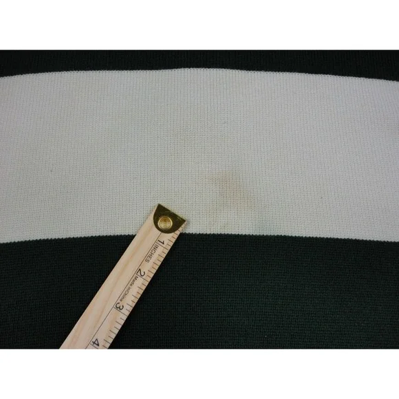 Abercrombie and Fitch Sweater Mens XL Green White Half Zip Pullover A/F 92 Logo - Picture 9 of 9
